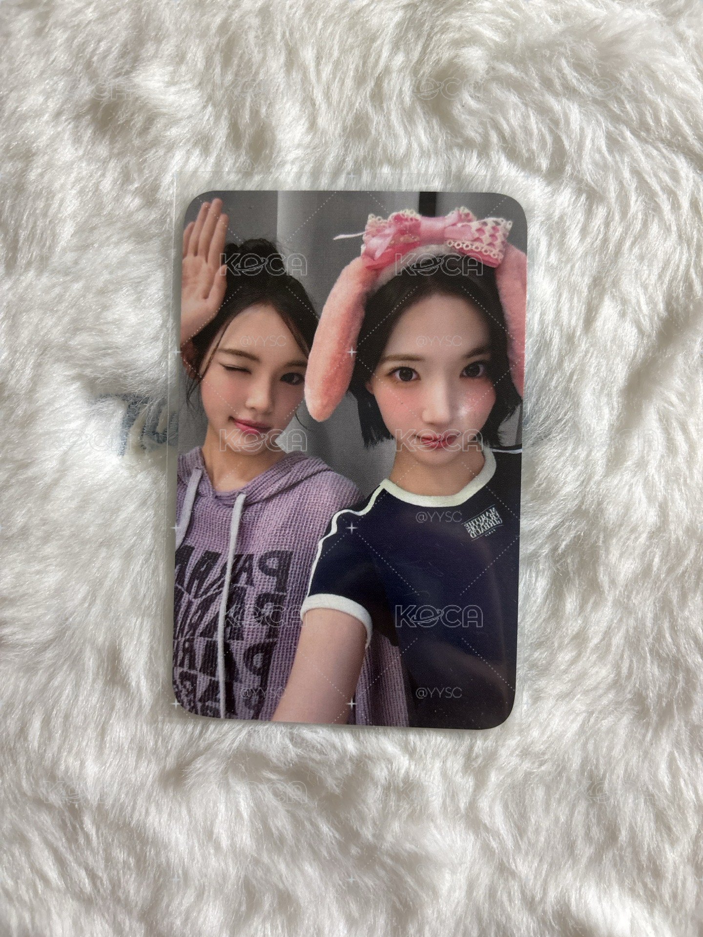 Jiwoo yuha 雙人卡 Style mb 3.0 幸運卡