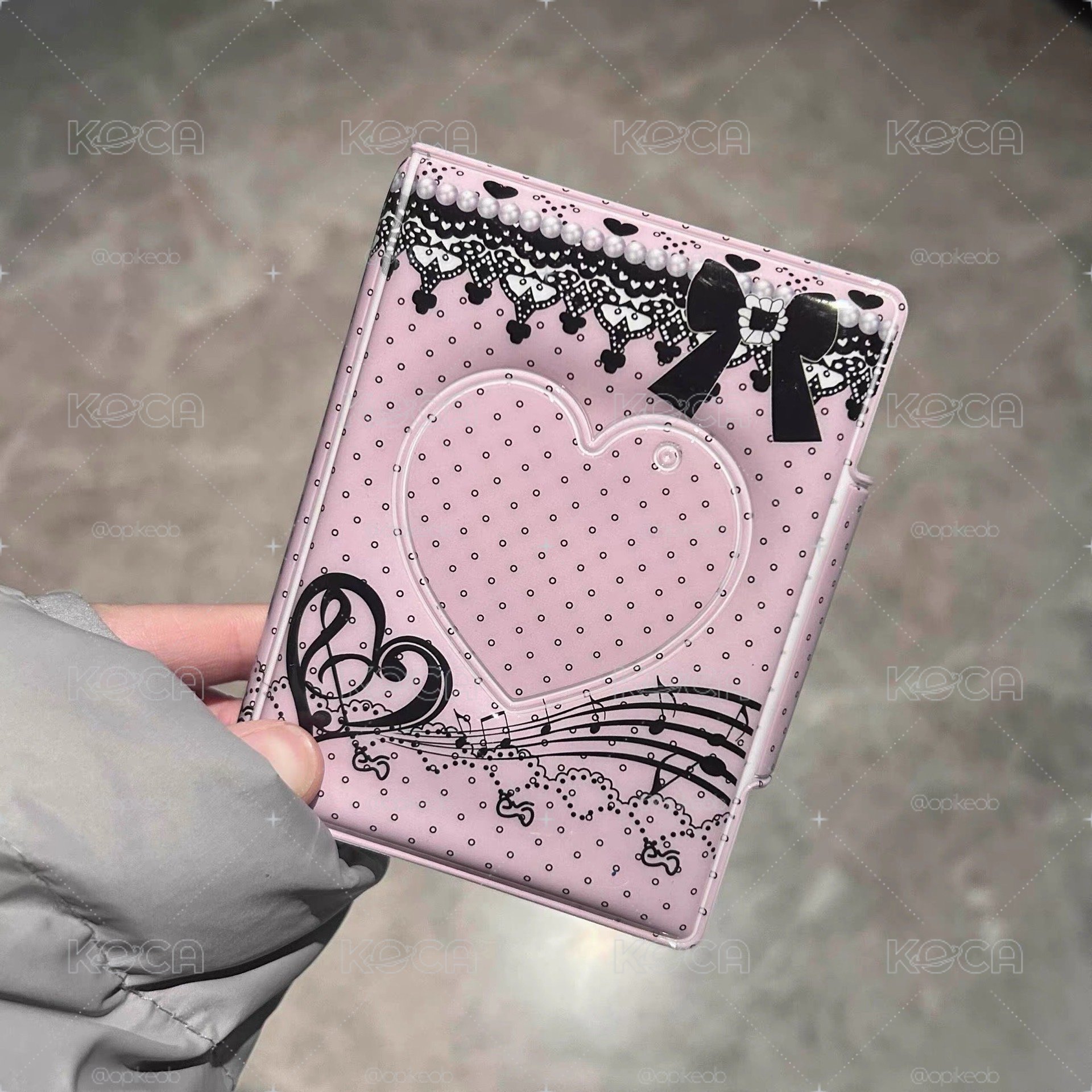 粉色拍立得卡冊