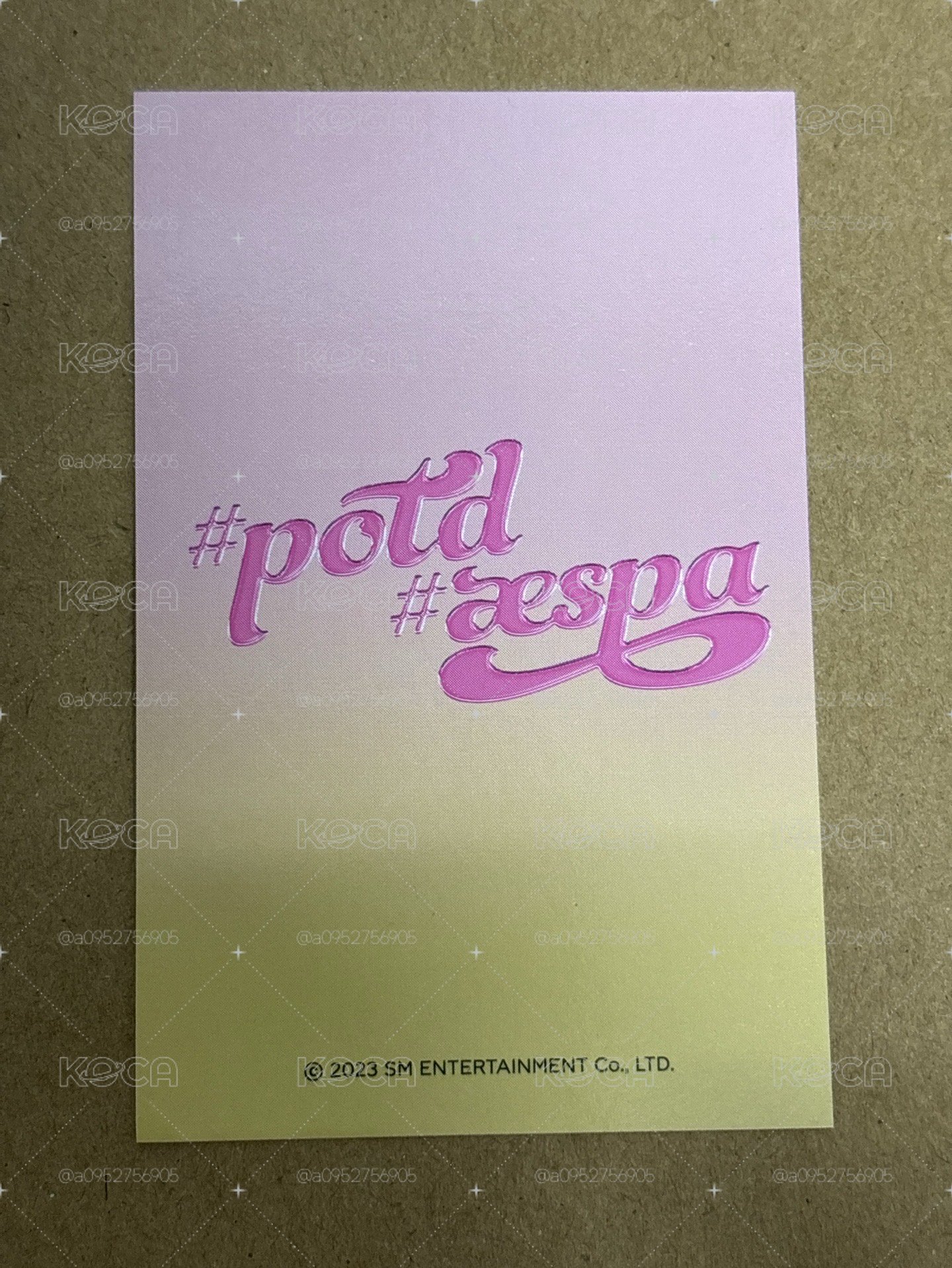 #potd展會 隨機卡 寧