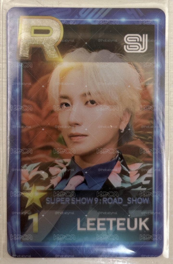 Super Junior 利特 Super Show 9 SS9 遊戲卡