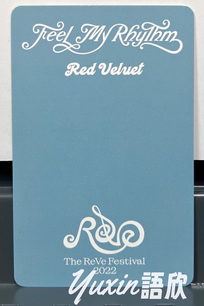 現貨✅ Red Velvet 澀琪 Feel My Rhythm 專輯 mu-mo SHOP 特典 小卡