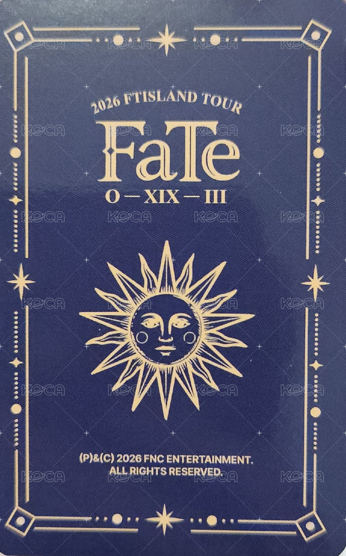 FaTe 項鍊 周邊卡  背面