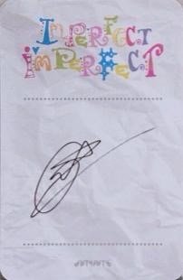 Imperfect-I'mperfect wm 周邊卡  背面