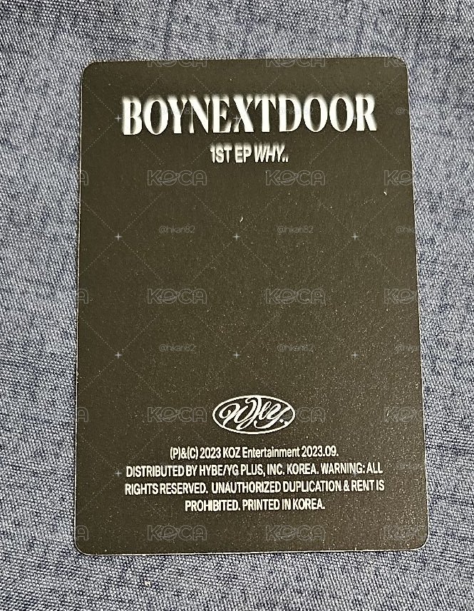 BOYNEXTDOOR  WHY.. WOONHAK & SUNGHO 