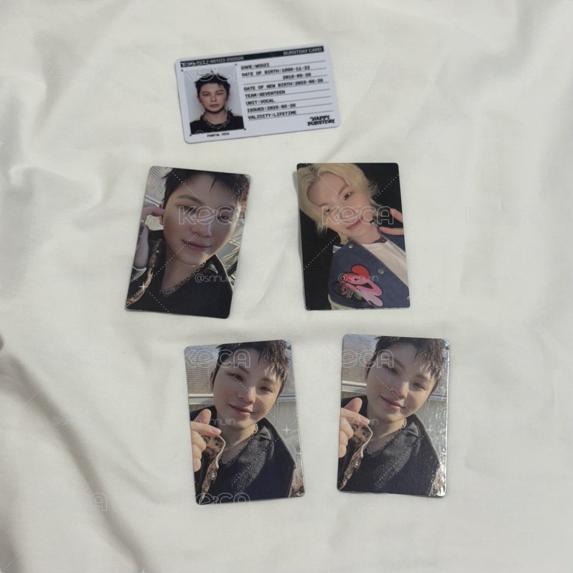 正五 WOOZI 李知勳 專卡 ID卡 會員禮卡