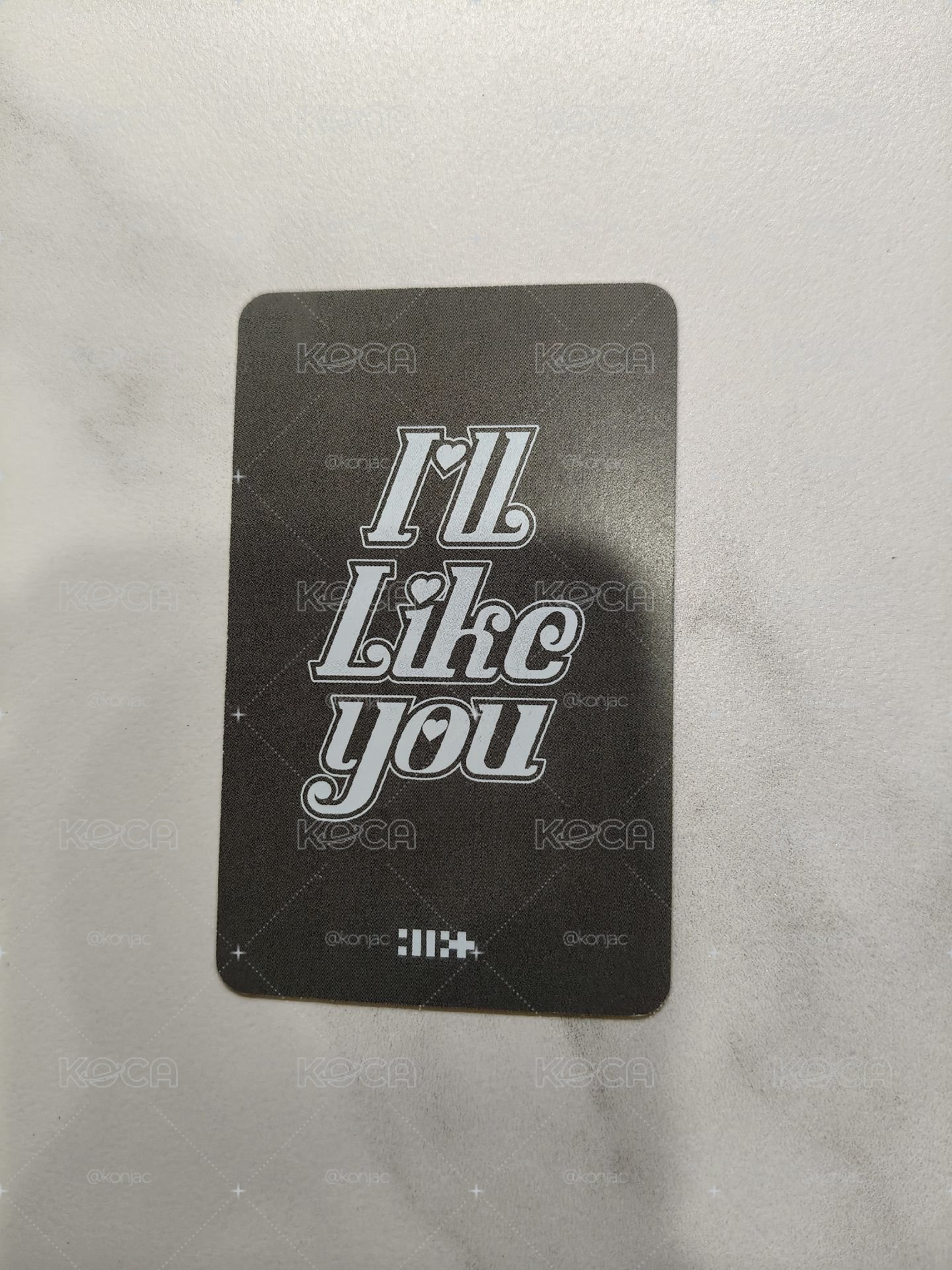 ⚪I'LL LIKE YOU 專輯卡 電子專