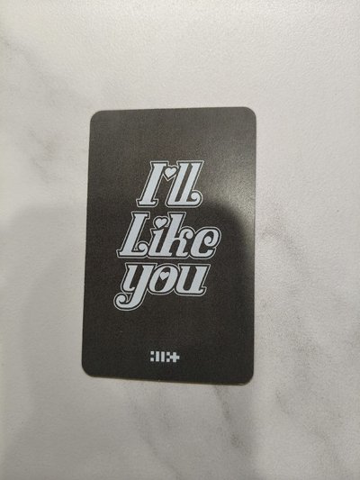 ⚪I'LL LIKE YOU 專輯卡 電子專