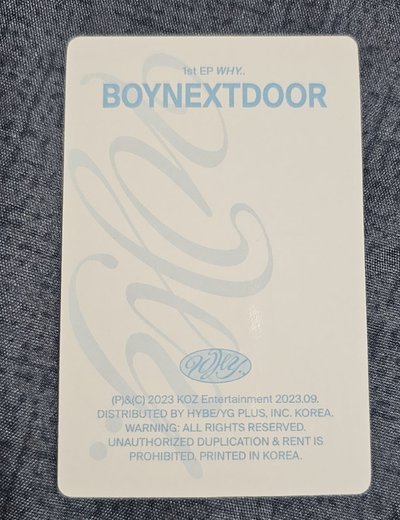 BOYNEXTDOOR  WHY.. LEEHAN 