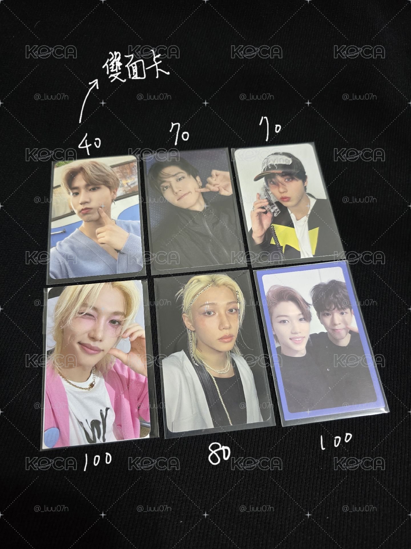 Straykids各時期小卡（城菲玟寅）