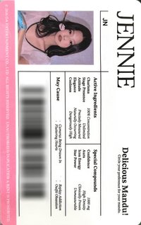 Jennie會員 會員禮卡 