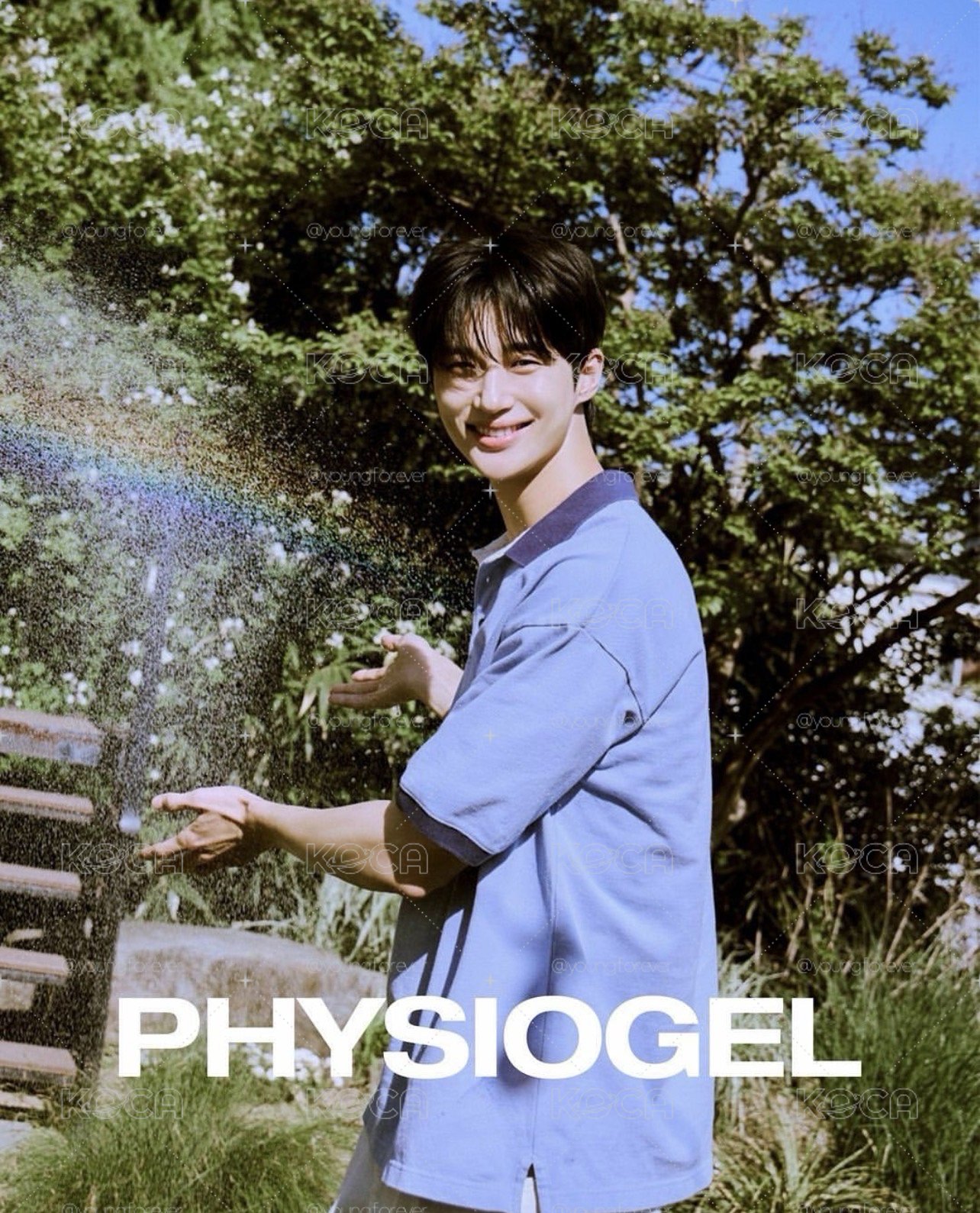 邊佑錫 OLENS 小卡 貼紙 支架 立牌 小卡 PHYSIOGEL 海報 小卡 貼紙 