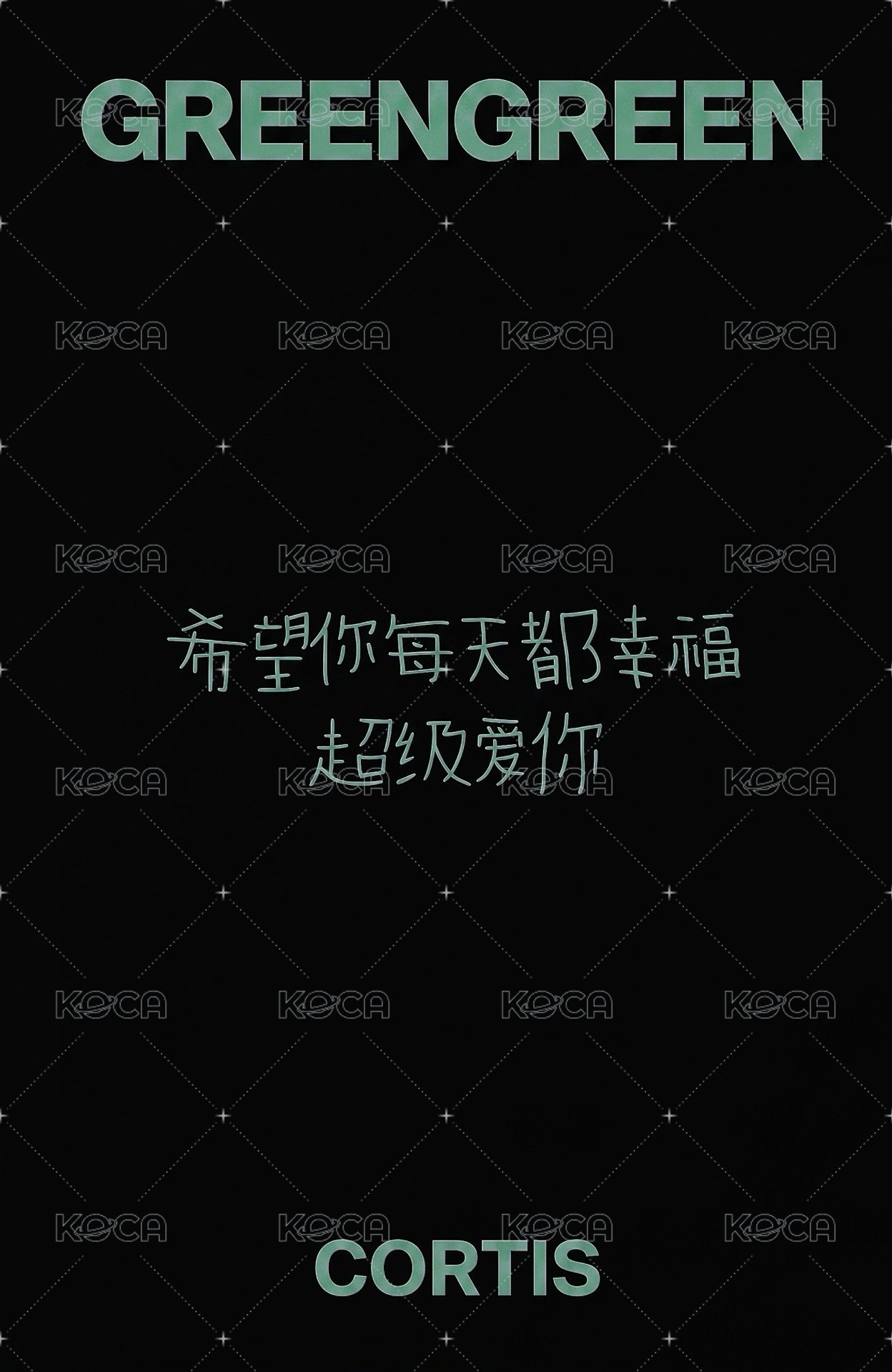 迷二 yzy 預售 特典卡 中文卡背 背面