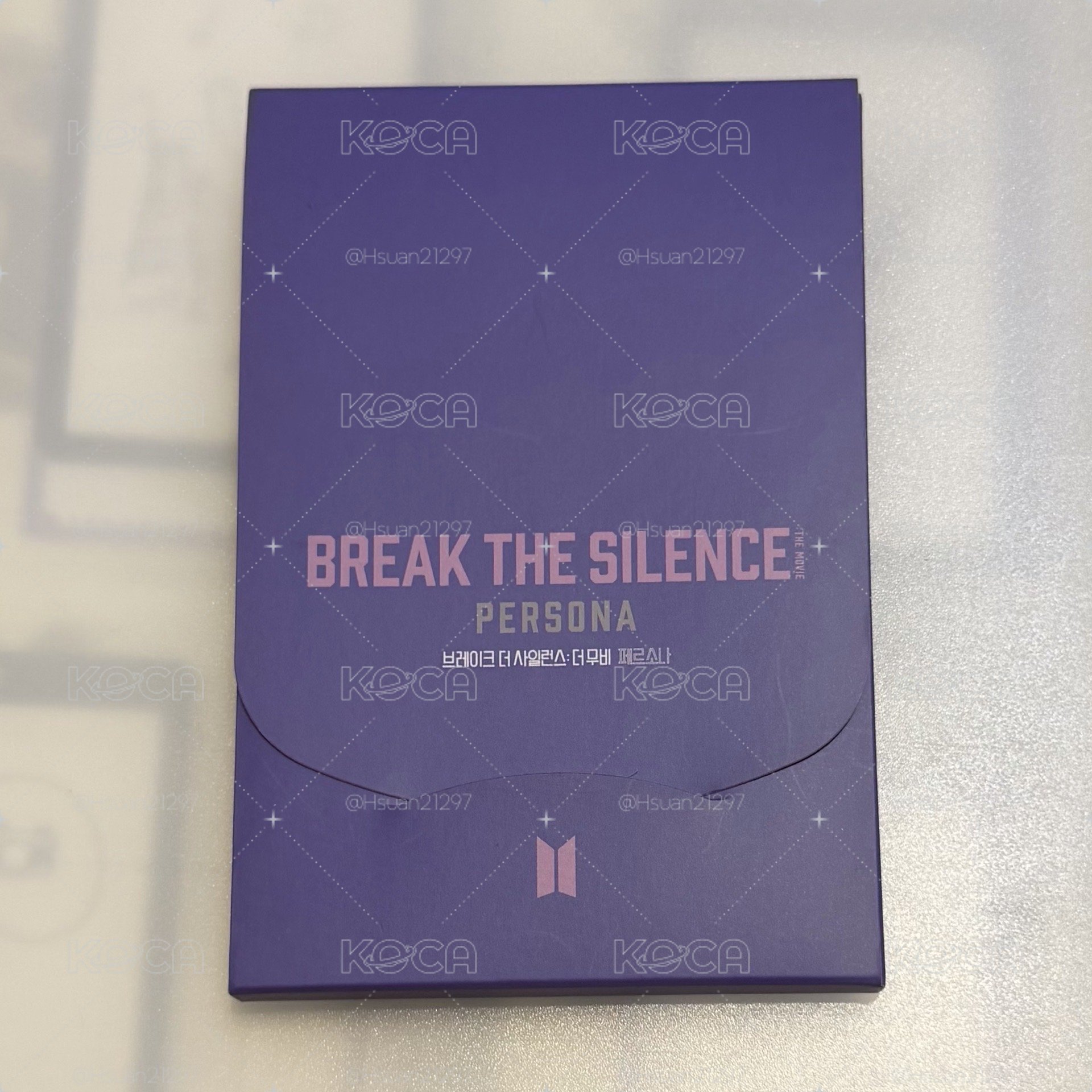 bts break the silence明信片組