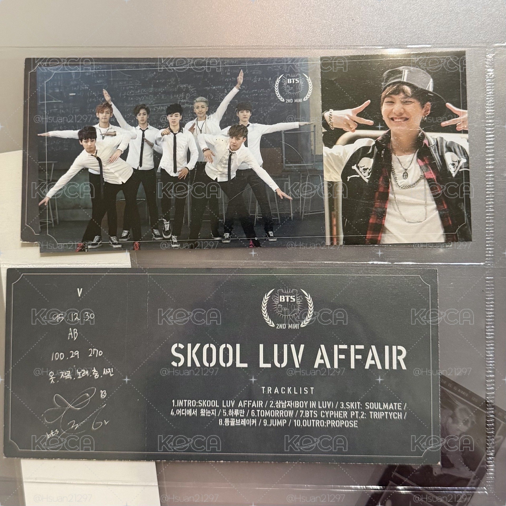 bts suga skool luv affair 