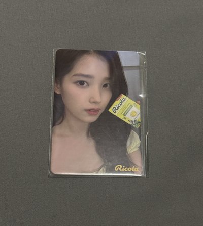 IU 利口樂 7-11代言卡 小卡