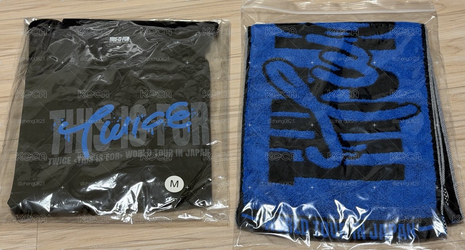 子瑜噴漆T(M)、日巡毛巾