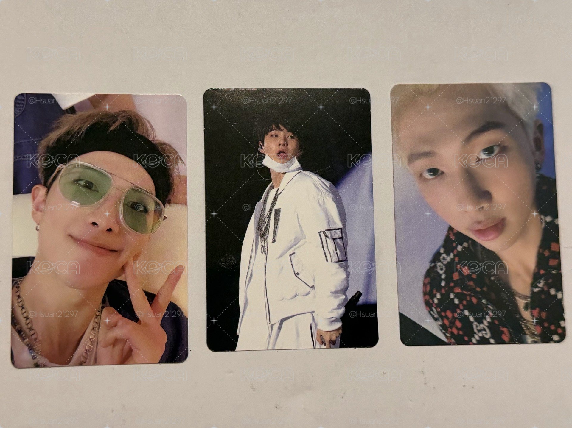 bts suga rm 小卡