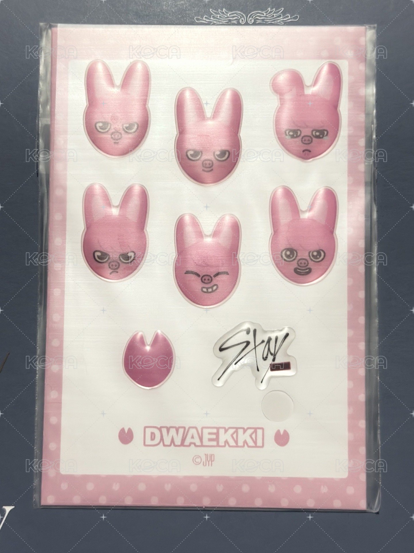 豬兔貼紙