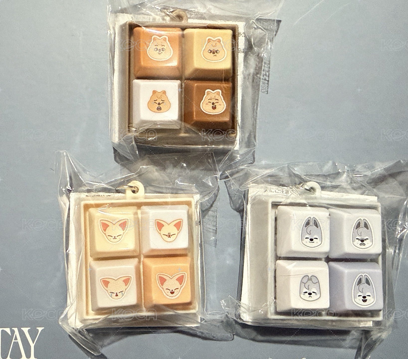 燦狼按鍵鑰匙圈