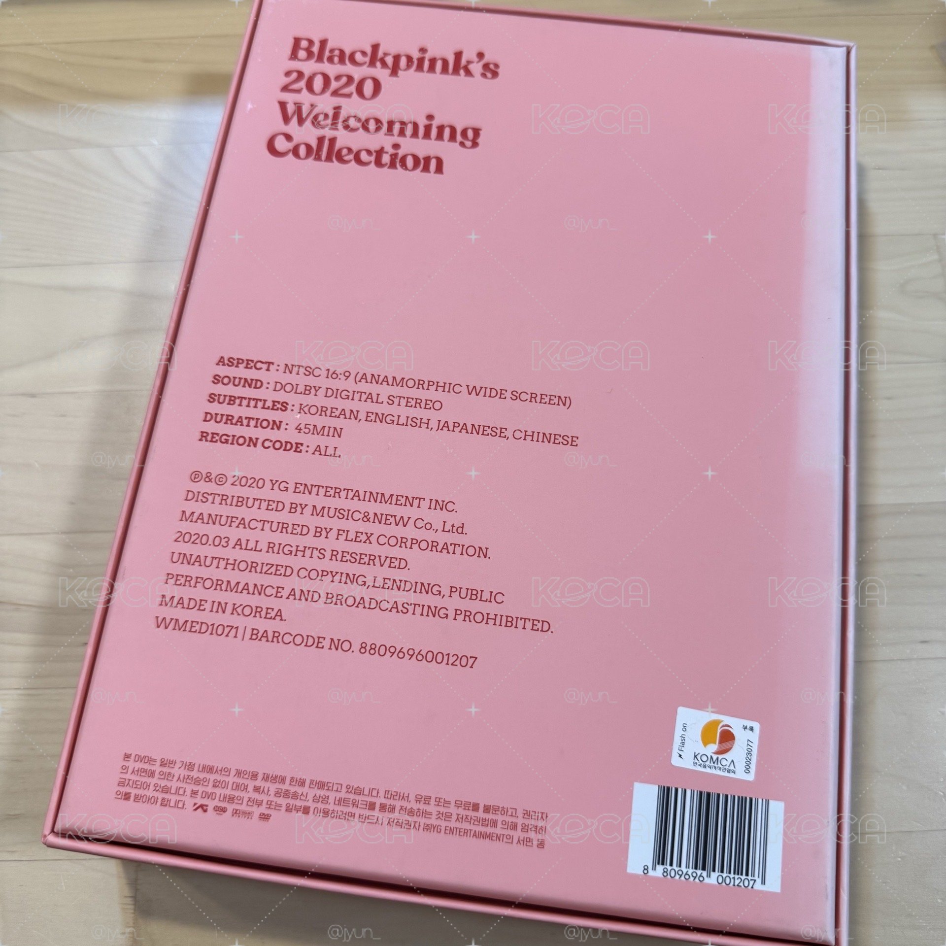BLACKPINK2020年曆_已拆全專