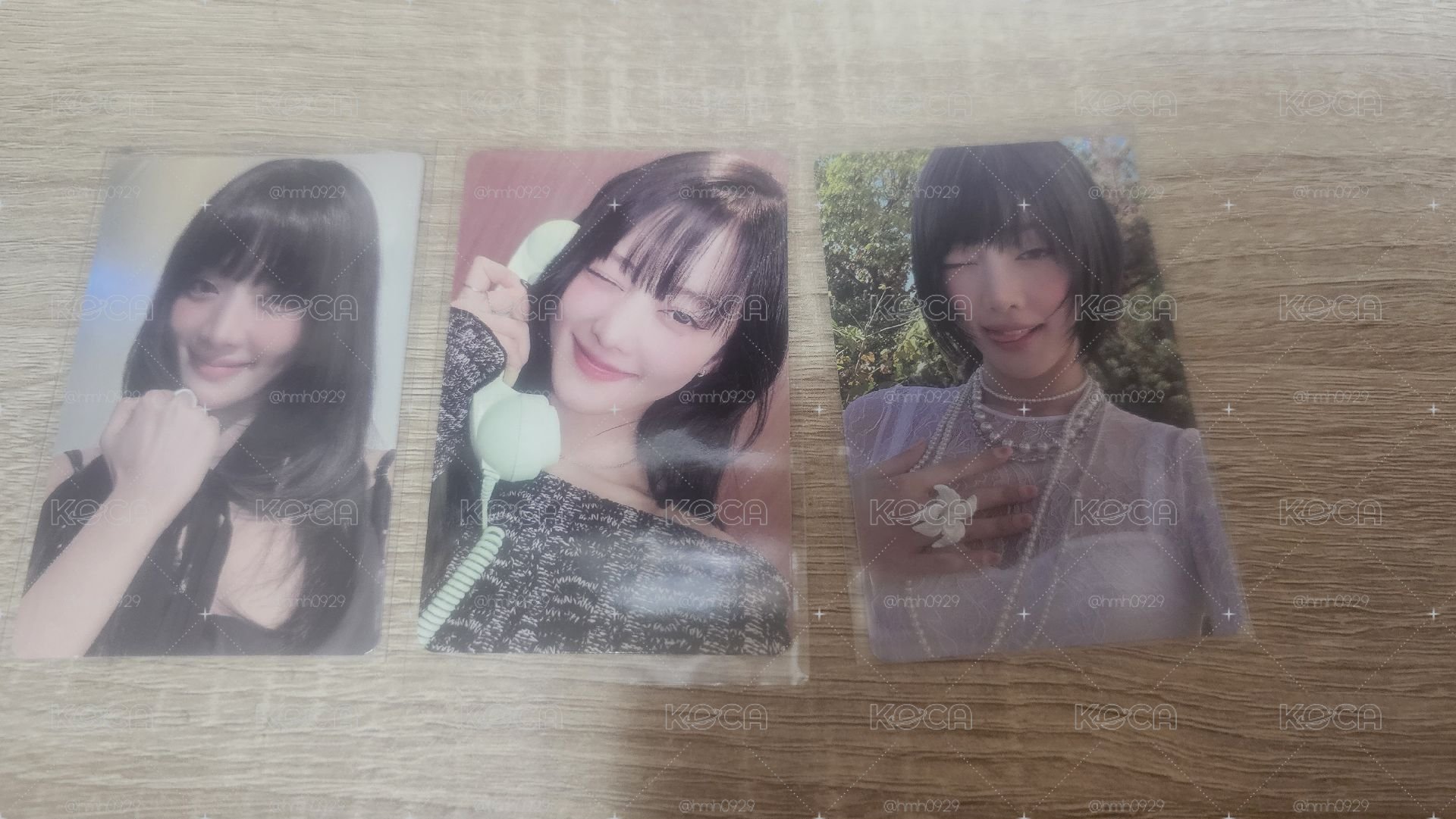 idle minnie solo時期小卡 三張一起