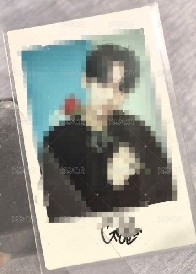 迷一 QQ音樂 未公開 / 抽選拍立得  背面