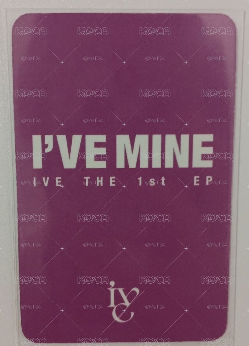 I'VE MINE am 特典卡 I’VE MINE 1.0特典