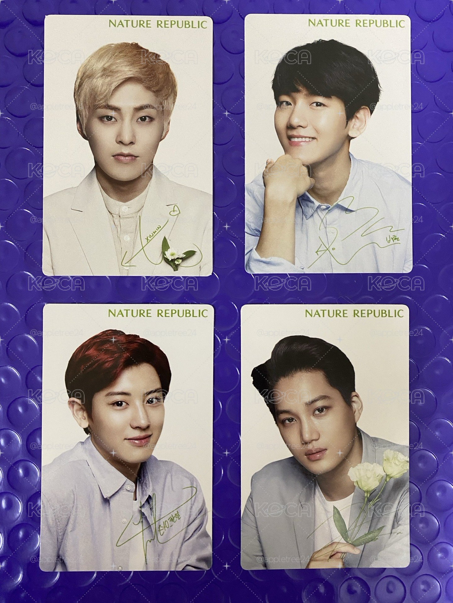EXO NATURE REPUBLIC 代言卡