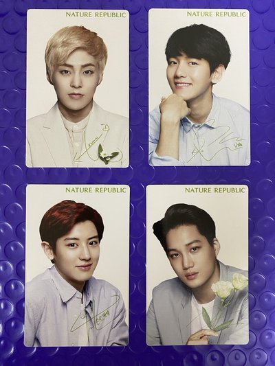 EXO NATURE REPUBLIC 代言卡