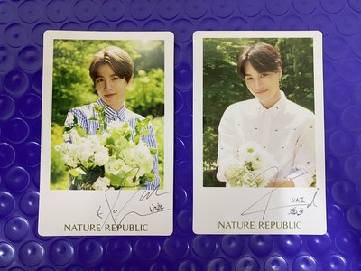 EXO NATURE REPUBLIC 代言卡