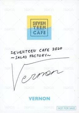 20’夏季CAFE 入場卡 / 場限卡  背面