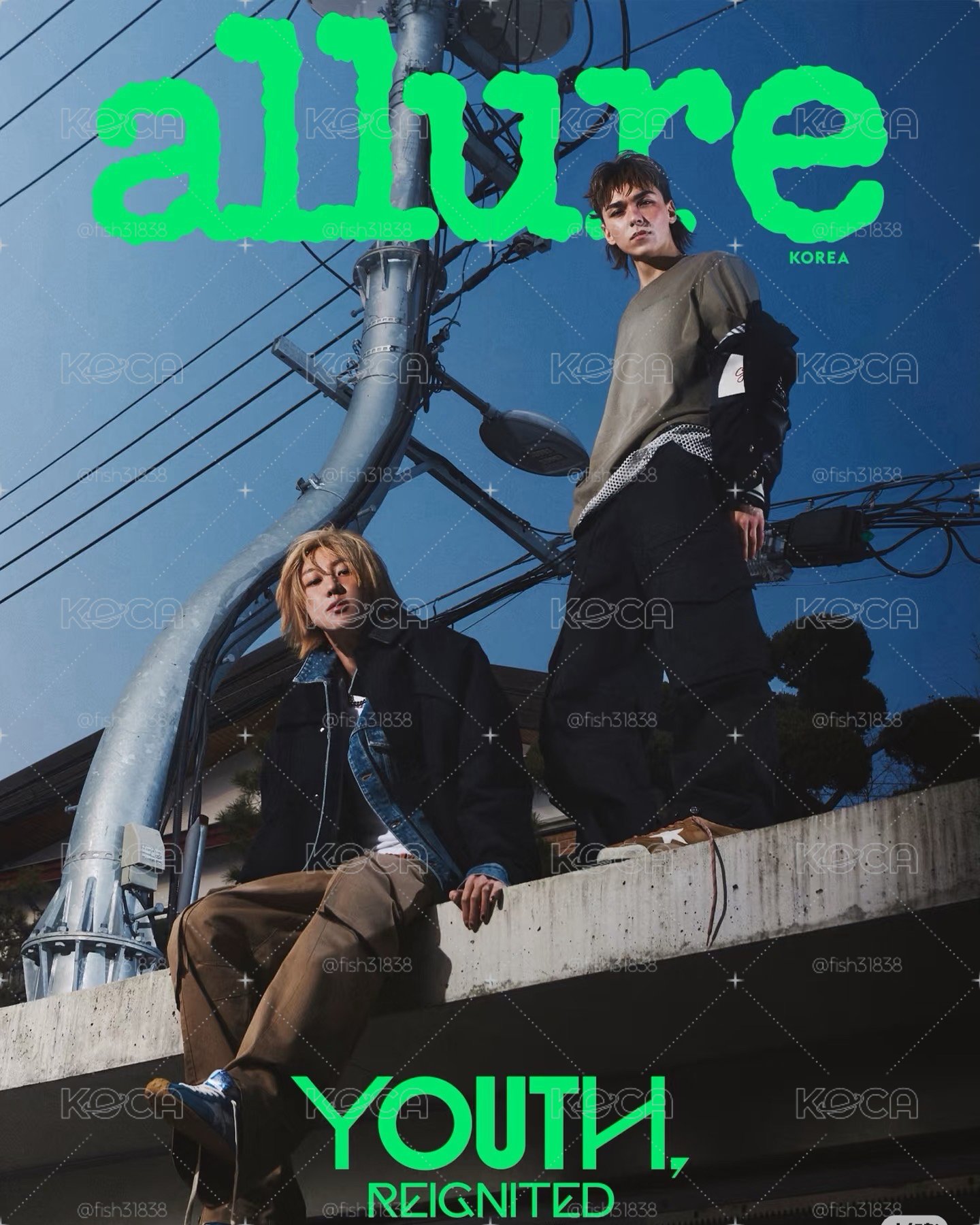2026 4月號 Allure Korea x VERNON THE8 雜誌 allure 雙人 B版