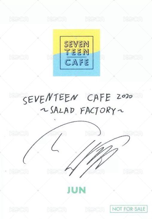 20’夏季CAFE 入場卡 / 場限卡  背面
