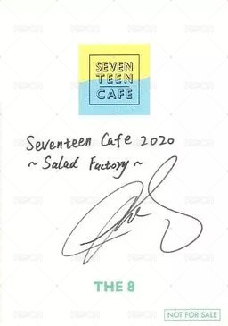 20’夏季CAFE 入場卡 / 場限卡  背面