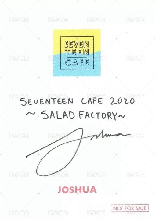 20’夏季CAFE 入場卡 / 場限卡  背面