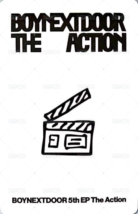 The Action yzy 線下2.0 北京 簽售卡  背面