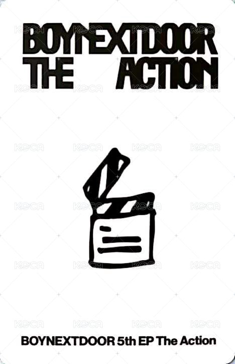 The Action yzy 線下2.0 北京 簽售卡  背面