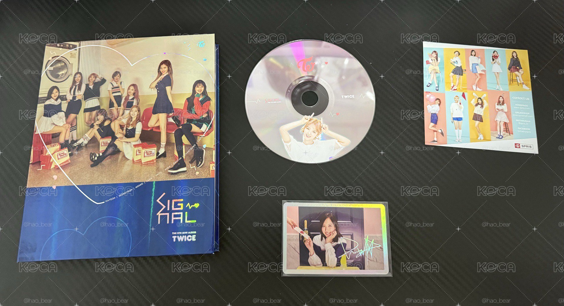 Twice 迷四 Signal 藍版 專輯組合