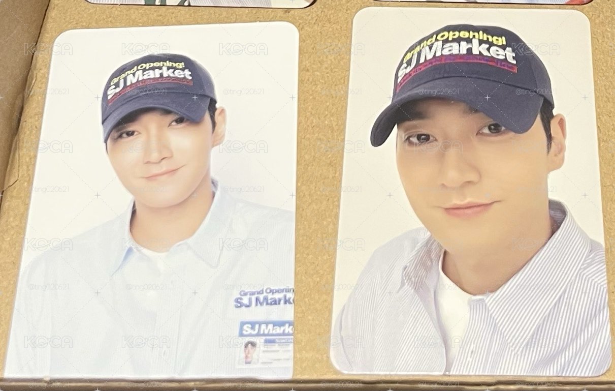 SJ 超市小卡 零食卡 希澈 神童 銀赫 東海 厲旭 始源 Super junior