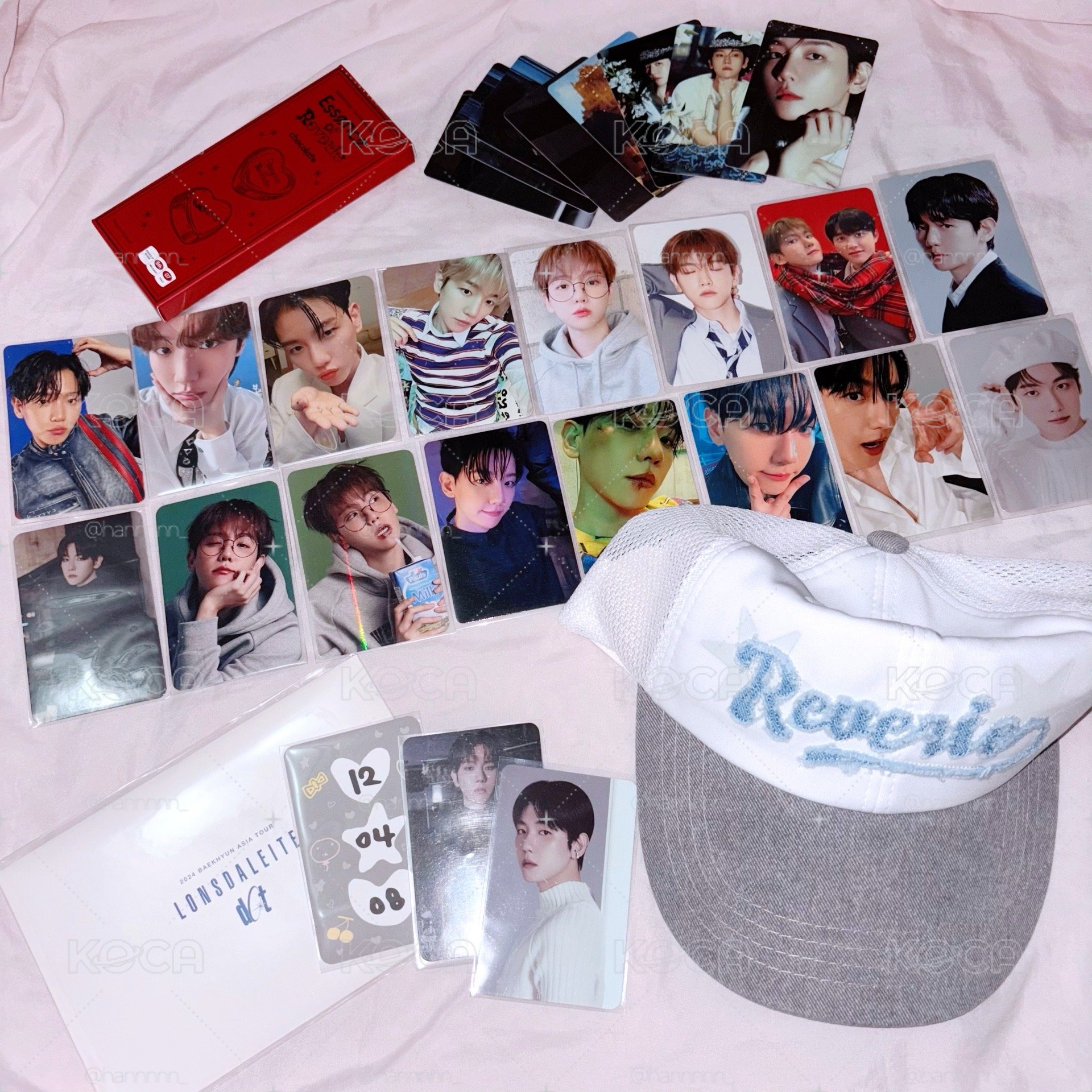 BAEKHYUN 伯賢 懶得賣了 打包$506🐶📦贈圖二～賢安可送的暖暖包+台灣場壓克力支架