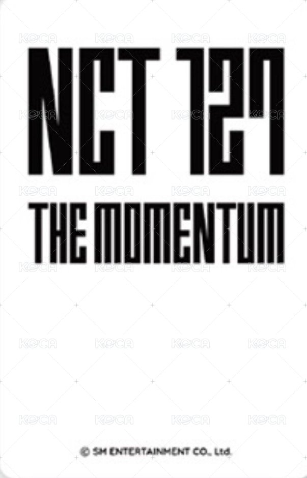 四巡THE MOMENTUM 周邊卡  背面