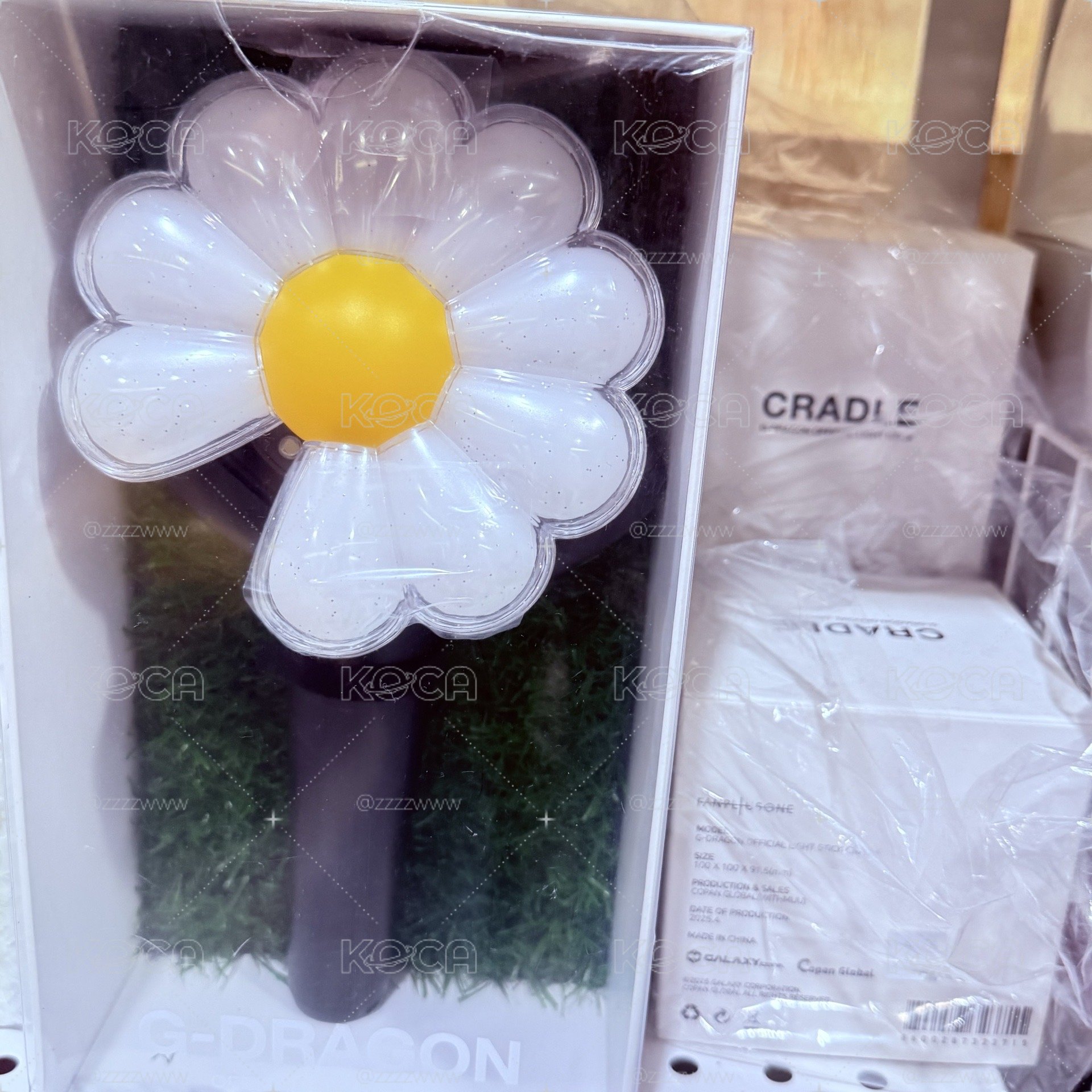 權志龍手燈 全新未拆 大手燈+花盆