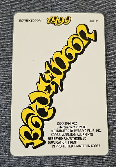 BOYNEXTDOOR 19.99 WOONHAK 