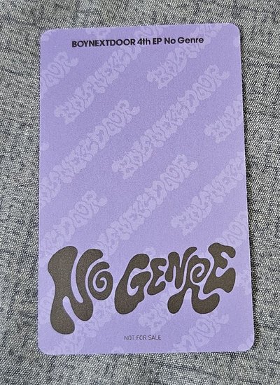 BOYNEXTDOOR "No Genre" WOONHAK 