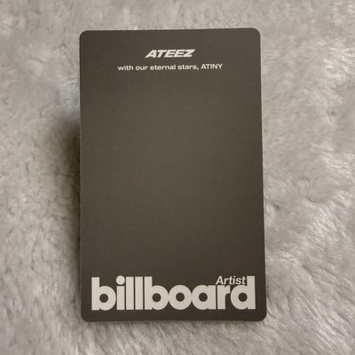 🏴‍☠️弘中Billboard雜誌KQ特典卡