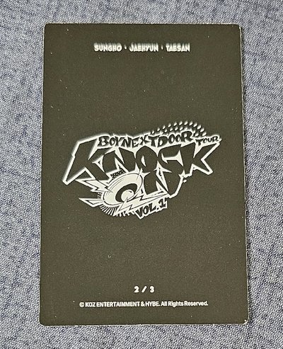 BOYNEXTDOOR Knock On Vol.1 巡迴演唱會JAEHYUN & SUNGHO & TAESAN 