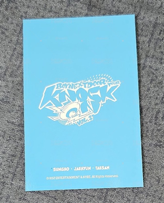 BOYNEXTDOOR Knock On Vol.1 巡迴演唱會JAEHYUN & SUNGHO & TAESAN 