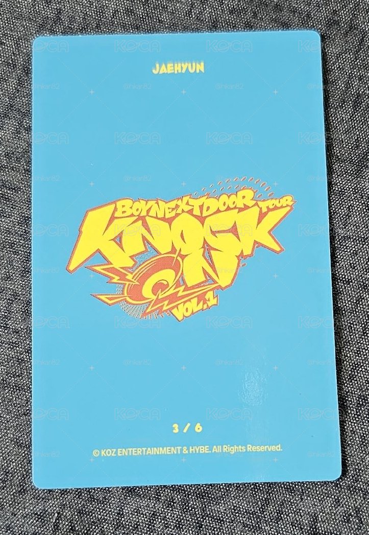 BOYNEXTDOOR Knock On Vol.1 巡迴演唱會JAEHYUN