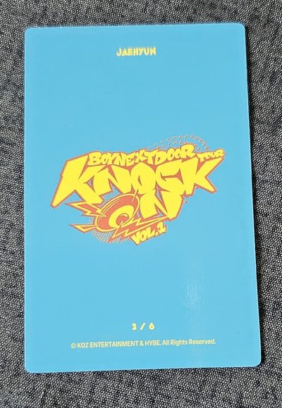 BOYNEXTDOOR Knock On Vol.1 巡迴演唱會JAEHYUN