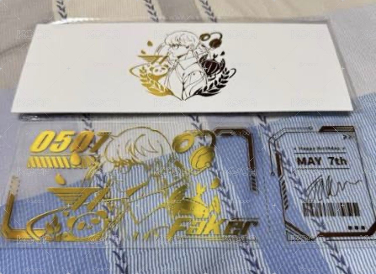 T1 msi faker生日特典燙金票